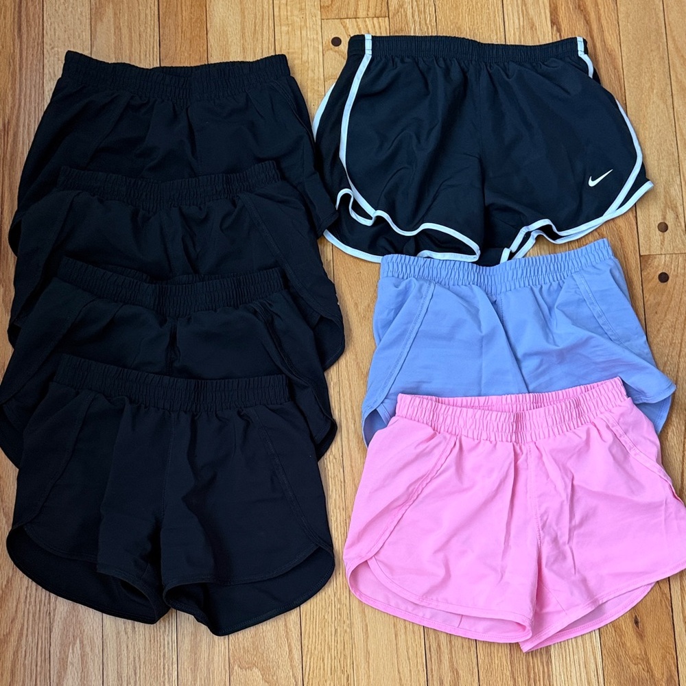 Girls athletic shorts bundle
